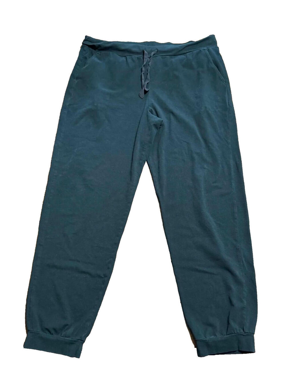 J Crew Women Sweatpants Drawstring Joggers Waist Pull On Stretch Black Size M